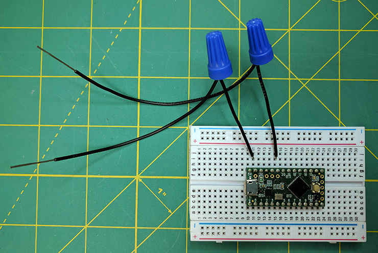 Wires in Breadboard